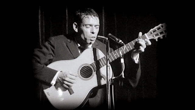 Jacques brel à la guitare